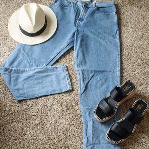 Blue GAP Classic Straight Leg Jeans sz 12 long